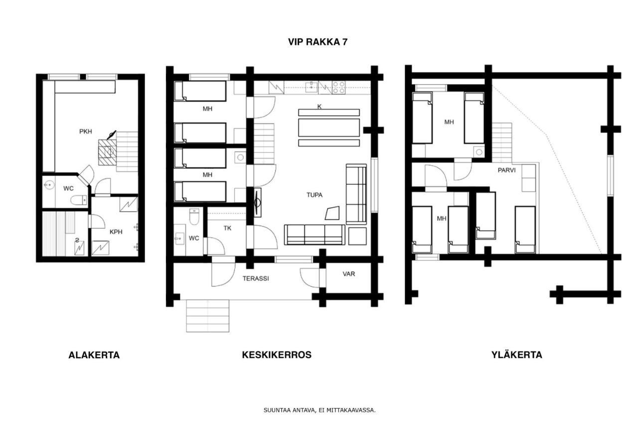 Vip Rakka Villas 7 & 8 Levi Dış mekan fotoğraf